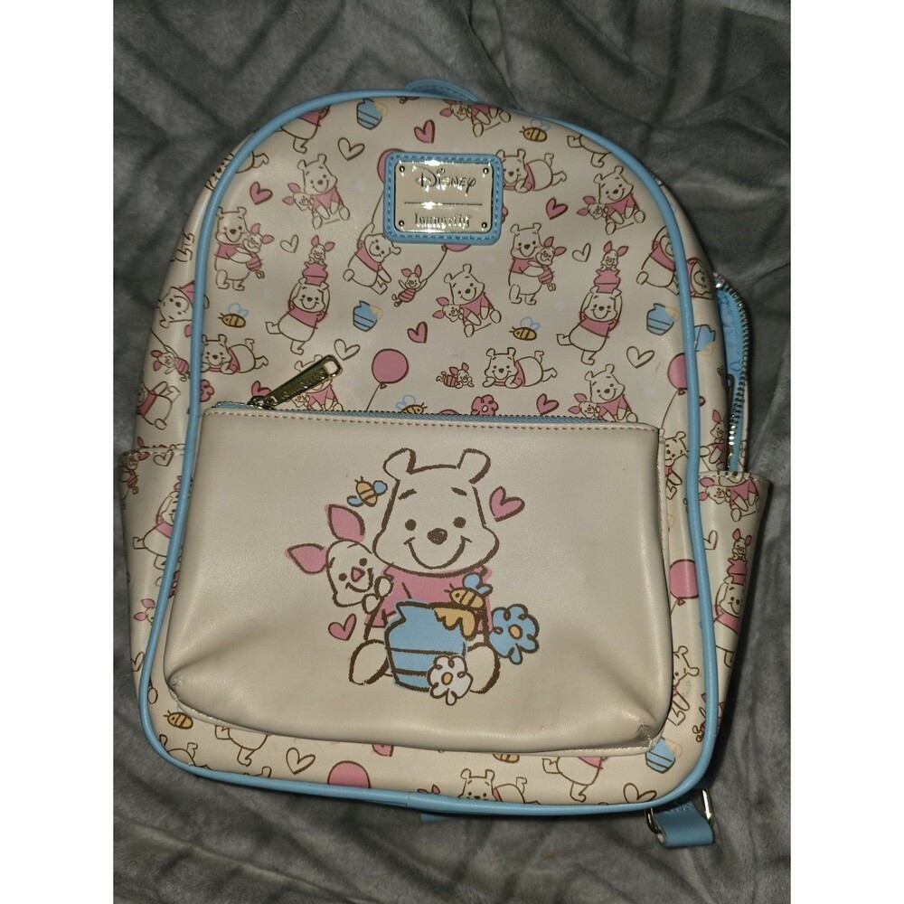 Loungefly Disney Winnie the pooh and piglet mini backpack purse bag tote!